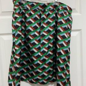 J.Crew geometrical skirt